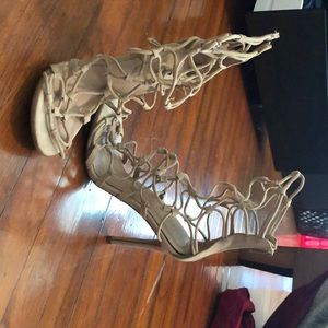 Aldo Strappy Heels Size 8